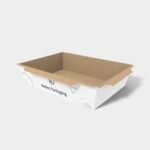 Tray boxes paper display mockup 121020