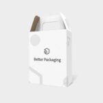 Tray boxes non-adhesive cover mockup 121050