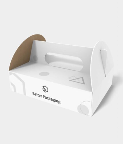 Tray boxes paper handle mockup 121080