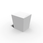 Tray box explosion box food packing box mockup 121130