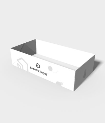 Tray boxes reverse-fold display mockup 123040