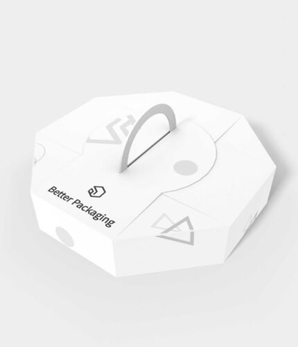 Tray boxes octagon suitcases mockup 123130