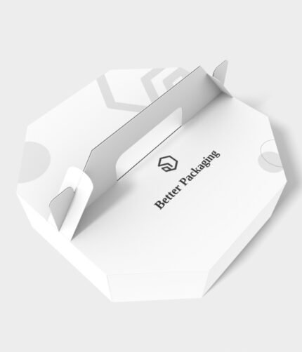 Tray boxes octagon angled mockup 123140