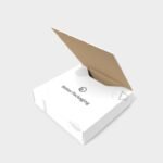 Tray boxes tear open snap lock mockup 123210