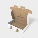 Mailer box with Double safety buckles mockup