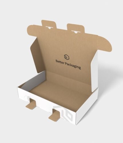 Mailer box with Double safety buckles mockup