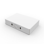 Mailer box with handle hole box mockup