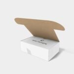 Flip top boxes inserts wingless mockup 150033