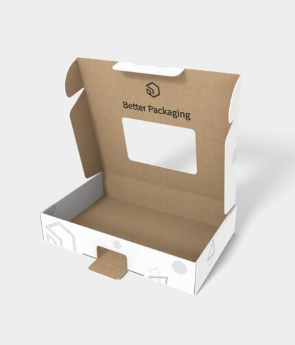 Window display boxes mailer lock-top mockup 150060