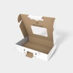 Mailer boxes window display lock-top mockup 150080