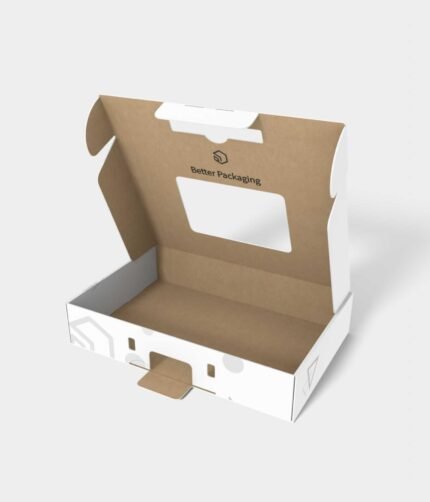 Mailer boxes window display lock-top mockup 150080