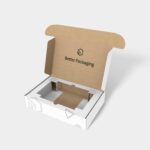 Flip top boxes rectangular inserts mailer mockup 150170