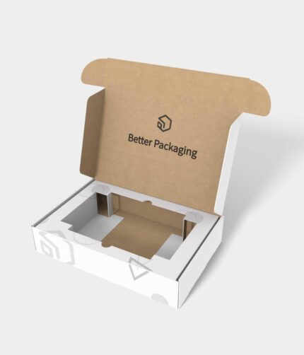 Flip top boxes rectangular inserts mailer mockup 150170