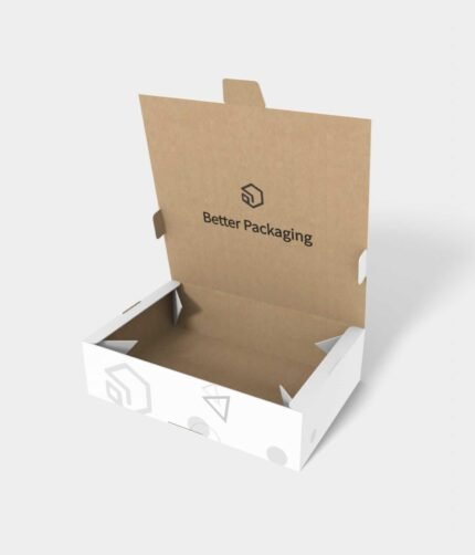 Flip top boxes angled double snap locks mockup 151080