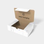 Flip top boxes semi-sealed lock inserts mockup 151090