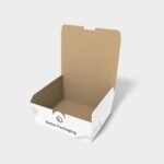 Flip top boxes ladder-type angled mockup 151180