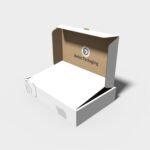 Flip top boxes four folds mix & match mockup 151660