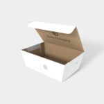 Adhesive boxes flip top tuck front box mockup 152030