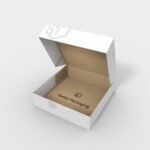 Flip top boxes adhesive three folds mockup 152050