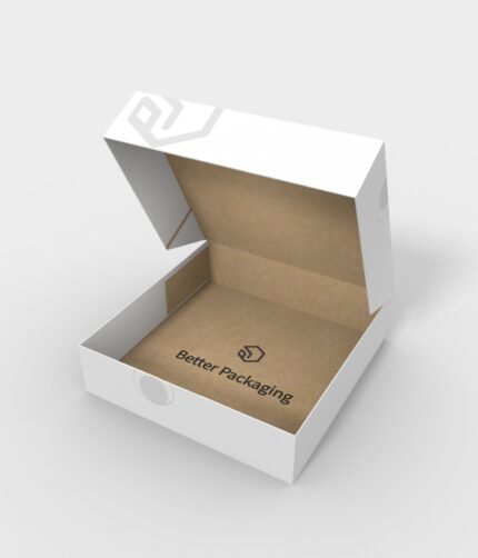Flip top boxes adhesive three folds mockup 152050