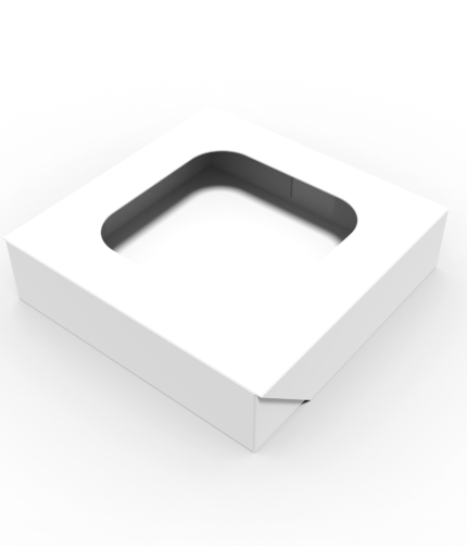 Glued folding boxes flip top three-fold edge box mockup 152051