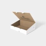 Handshake snap beveled flip box flip top boxes tuck front box mockup 153020