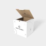 Flip top boxes arc lock inserts mockup 153070