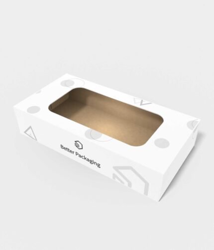 Flip top boxes with window easy mockup 153181