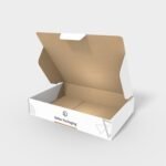 Flip top boxes polygonal mailer mockup 156030