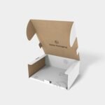 Flip top boxes polygonal mailer inserts mockup 156080