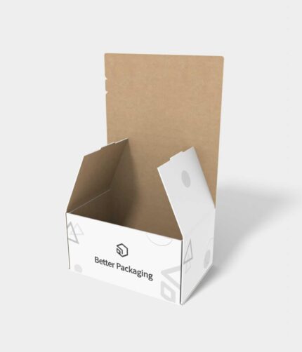 Flip top boxes polygonal mailer zipper mockup 156090