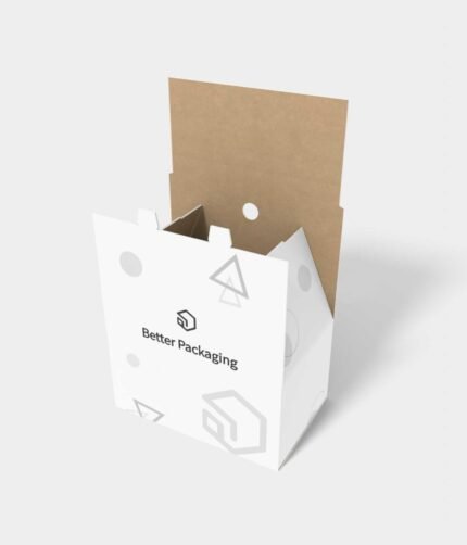 Polygonal mortise lock flip boxes flip top tuck front box mockup 156100