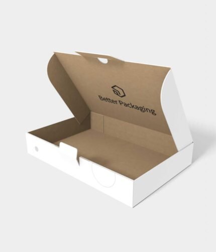 Flip top boxes safety buckle double mortise lock flip tuck front box mockup 156111