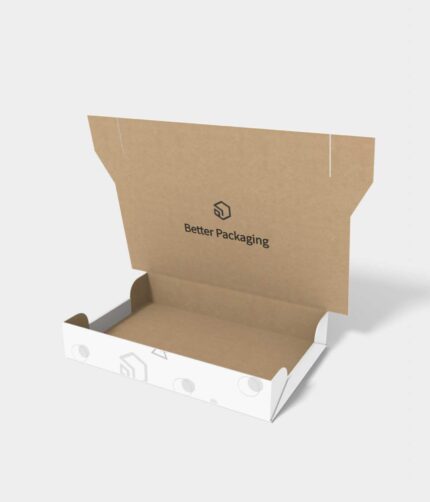 Flip top boxes lock inserts tray bottom mockup 156160