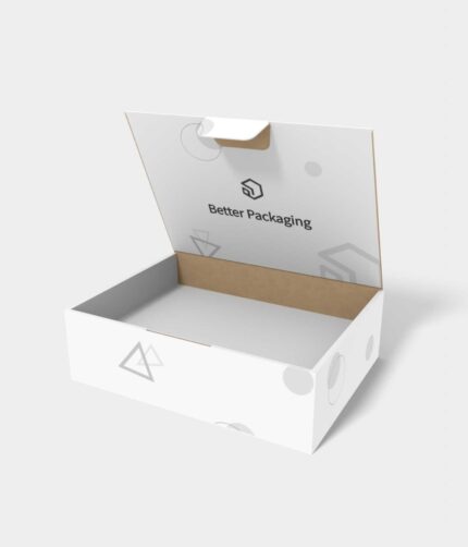 Flip top boxes interlocking buckles lock inserts mockup 156220