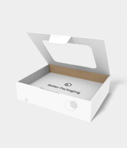 Flip top bakery box mockup