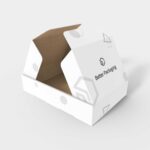 Flip top boxes folio auto lock bottom mockup 156260