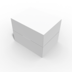 Flip top boxes twins lock inserts mockup 156430