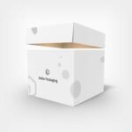 Boxes with lid hoarding cartons paper mockup 160020