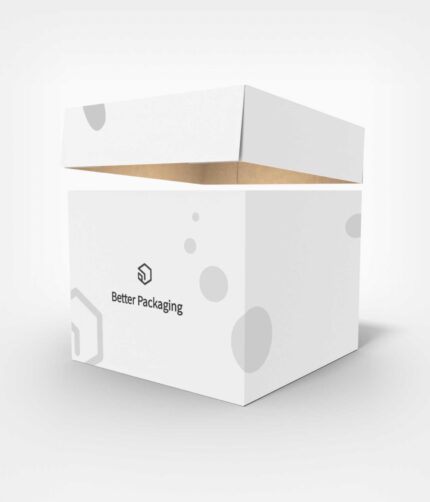 Boxes with lid hoarding cartons paper mockup 160020