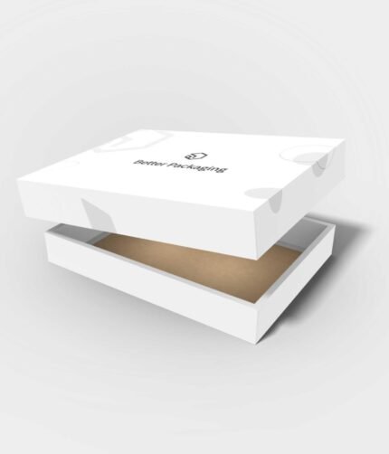 Board game box with lid mockup