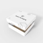Lid and base gift box mockup