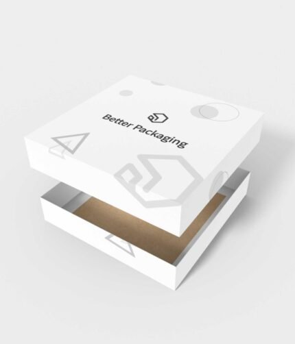 Boxes with lid double ears craft with lid mockup 161013