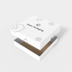 Boxes with lid double ears nail buckles mockup 161014