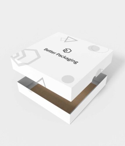 Boxes with lid double ears nail buckles mockup 161014