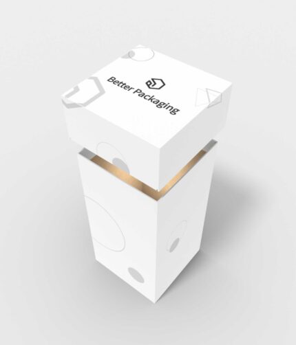 Boxes with lid auto lock bottom paper mockup 161130