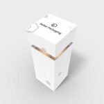Boxes with lid auto lock bottom paper mockup 161130