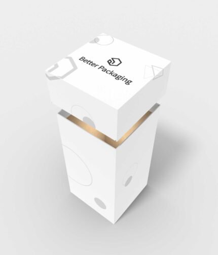 Boxes with lid auto lock bottom paper mockup 161130