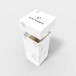 Boxes with lid auto lock bottom paper mockup 161140