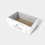 Display boxes/stands four folds single seal edge mockup 170080